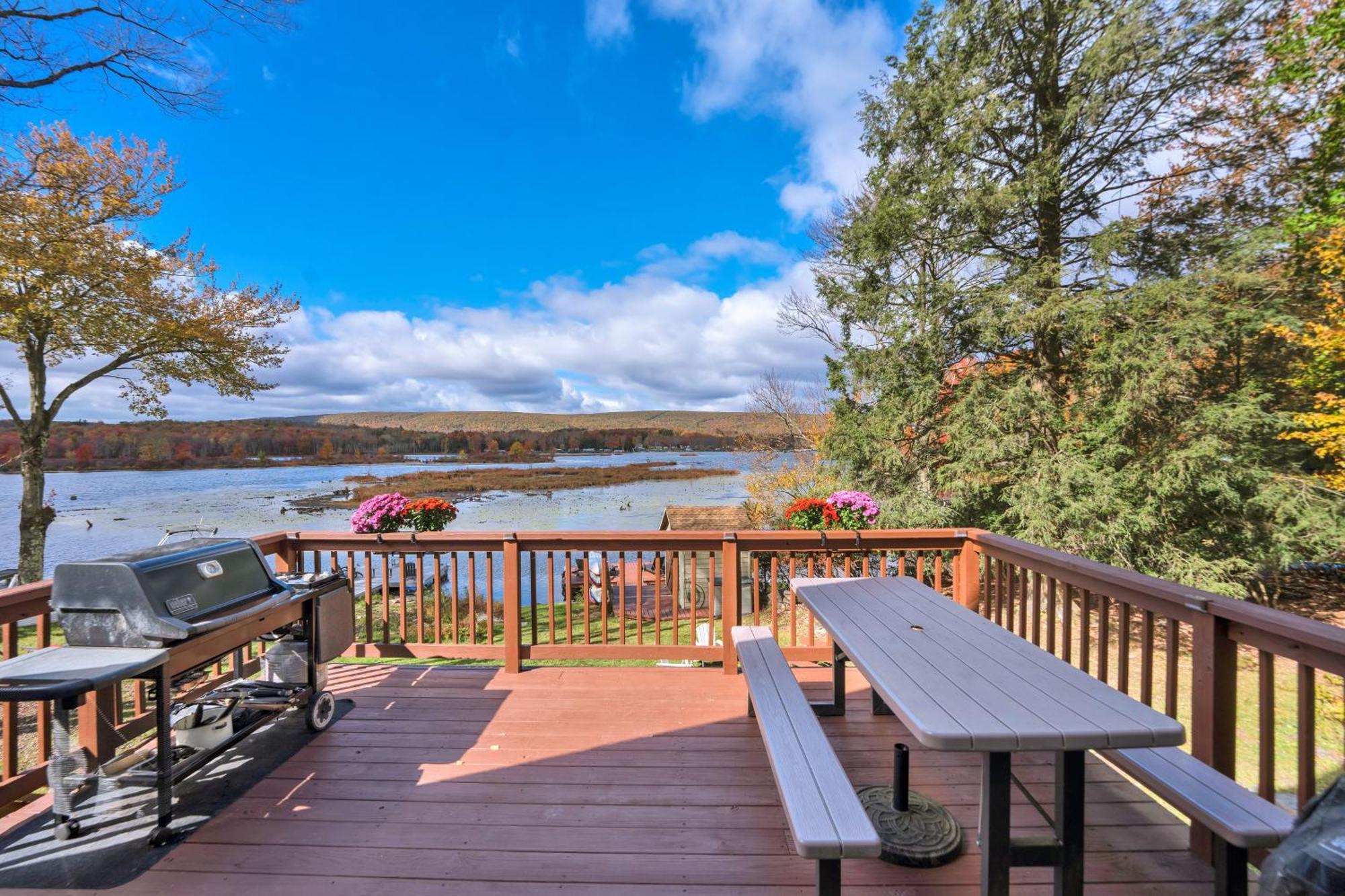 Lakefront A-Frame, Dock, Kayaks, Fire Place Lake Ariel 外观 照片